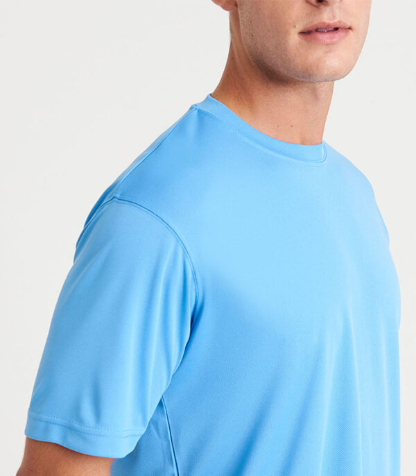 Sport T-shirt Unisex närbild på krage