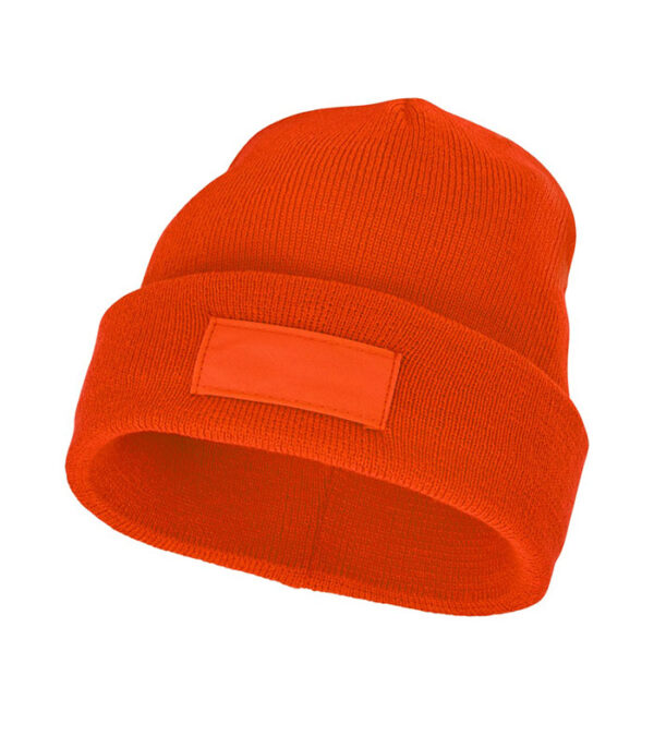 Boreas mössa med lapp i orange