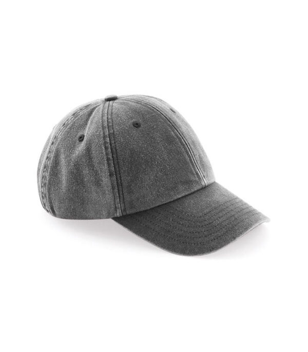 Low-profile vintage cap i grå