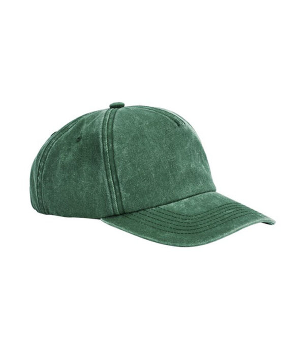 Vintage cap i bottle green